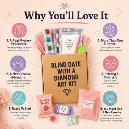 🔥LAST DAY 50% OFF - 💎 Blind Date With A Diamond Art Kit – A Creative Mystery Waiting To Be Revealed
