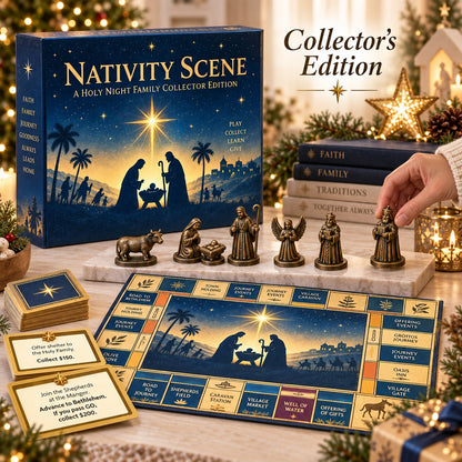🌟 Nativity-Themed Family Board Game – Christmas Story Edition