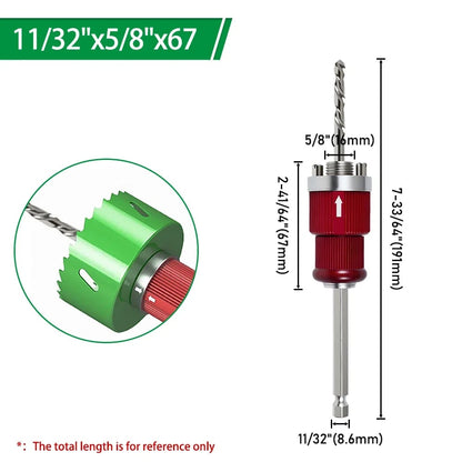 Hole Opener Quick-release Connecting Rod