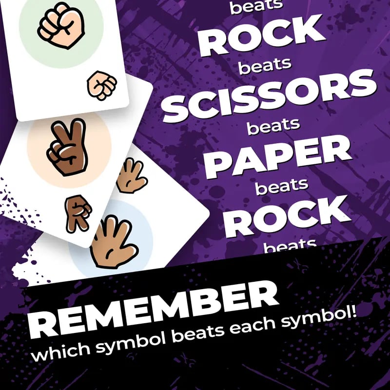 Rock Paper Scissors Card Game