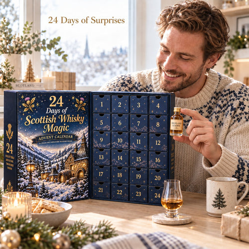 Whisky-Themed Collectible Advent Calendar – 24 Daily Surprises