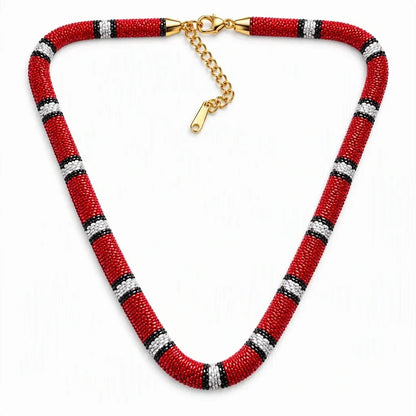 🐍Serpent Statement Necklace – A Symbol of Mystery & Power✨