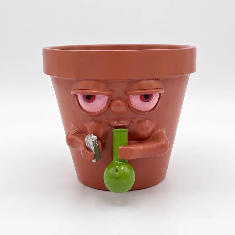 ⏳ Last Day 49% OFF – 🌱 Funny Laid-Back Character Planter | Cute Cartoon Plant Pot for Succulents, Cactus, Desks, Shelves & Office Décor 😎✨