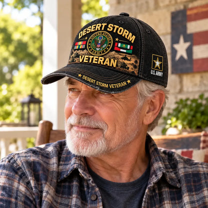 🎖️ Desert Storm Veteran Cap – Your Service. Your Pride. (1991–2026 - 35TH ANNIVERSARY)