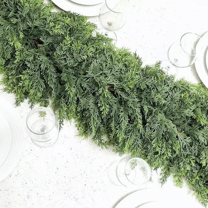 🎉⛄2025 Christmas Artificial Cypress Leaf Vine Wreath🎄