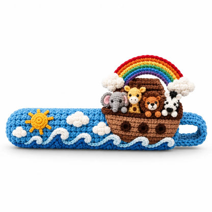 Divine Details: Hand-Crocheted Faith & Blessing Door Handle Covers ✨