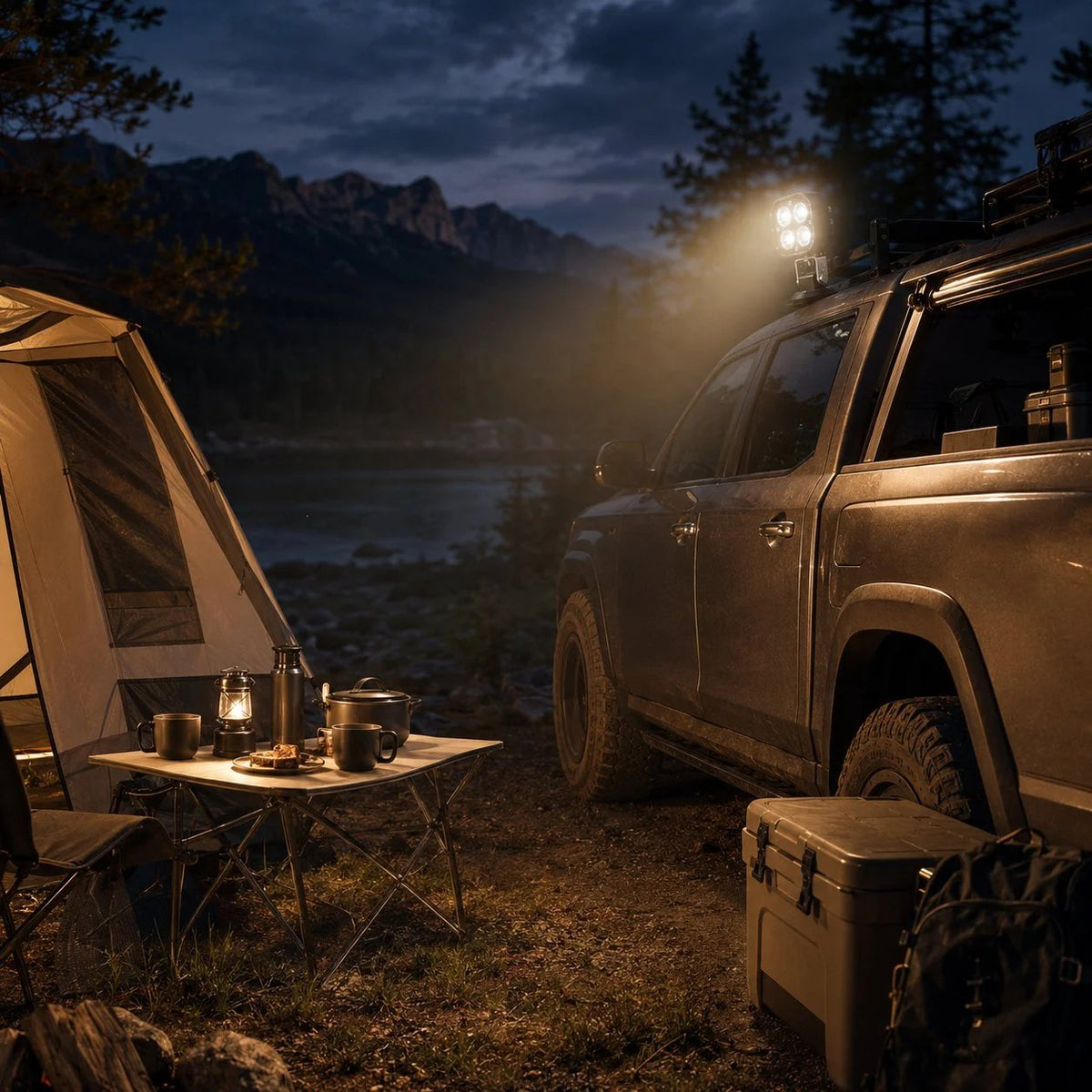 🔥HOT SALE🔥🏕️ Omni-Directional 360-degree rotation LED Pod Light