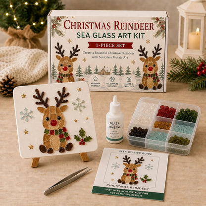 🎅🔥Christmas Pre-sale 49% OFF - 🎄 Create your own magical christmas sea glass art 🦌✨