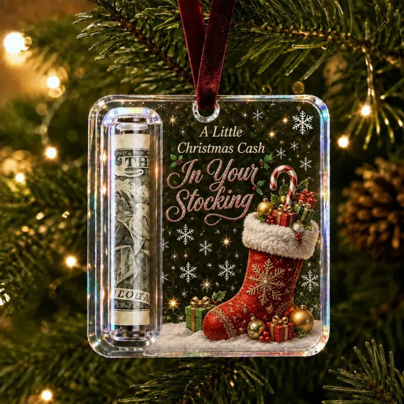 🔥LAST DAY 50% OFF - 🎄Christmas Cash Gift Ornament- Make Cash Feel Like A Real Christmas Gift💵