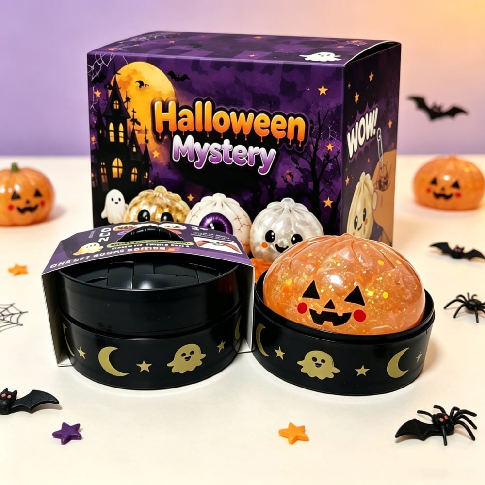 🎃 Halloween Dumpling Stress Toys – Squishy, Spooky & Super Fun!