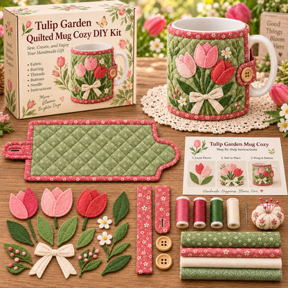 Garden Quilted Mug Cozy DIY Kit