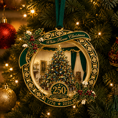 250th Anniversary White House Christmas Tree Ornament – Limited Edition Collectible