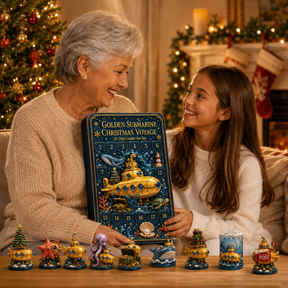 2026 Golden Submarine Christmas Advent Calendar