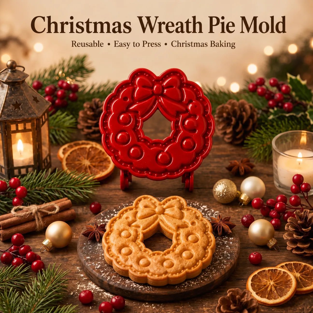 🎃🎄16 Festive Designs • Easy Hand-Press Molds • Perfect for Cookies, Mini Pies & Stuffed Pastries 🥧 Press, Fill & Bake Your Way Through the Holidays 😋