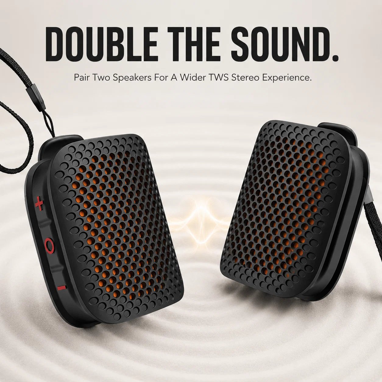 🔊 Magnetic Clip-On Bluetooth Speaker – IPX7 Waterproof, TWS Stereo & Ultra-Light 80g Wearable Design