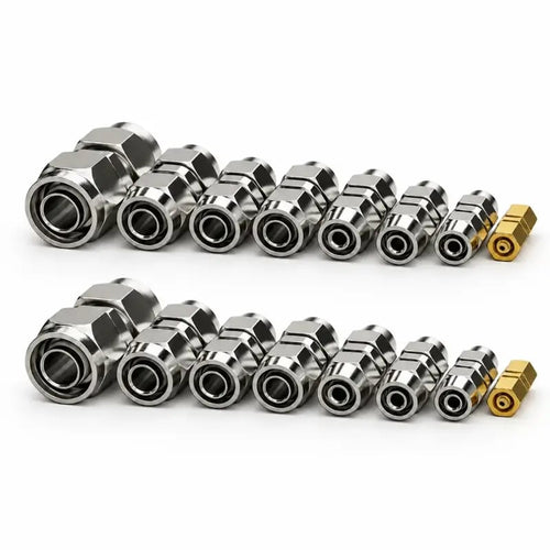 🎉Heavy-Duty Truck/RV Air Line Fitting Kit (8-Piece Set)