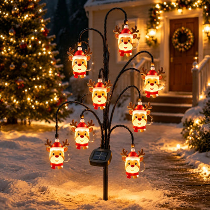 ⏳ Last Day 49% OFF – 🎄Solar Christmas Character Pathway Stake Light Collection | 5 Festive Designs with Warm White LEDs, Automatic Dusk-to-Dawn Lighting & Easy Ground-Stake Setup ✨