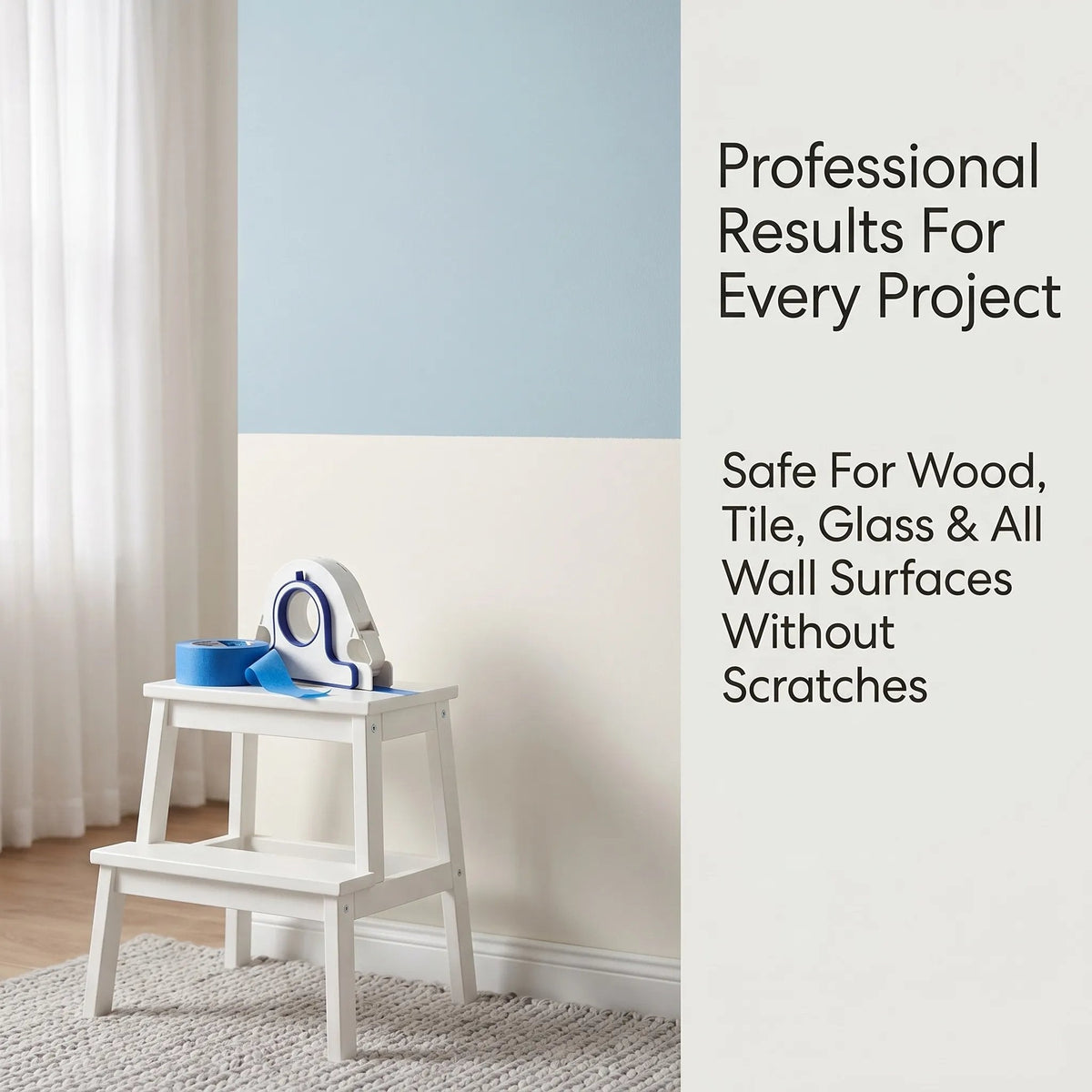 🎨 3-in-1 Painter's Tape Applicator – Perfect Paint Lines Made Easy ⭐