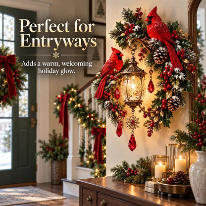 🔥Buy 2 Get 20% OFF🔥Cardinal Christmas Lantern Glow™ – Lighted Holiday Wall Decor