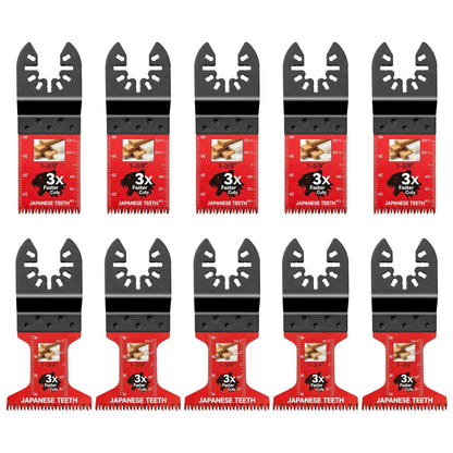🪚 Japanese-Tooth Oscillating Multi-Tool Blades – Faster, Cleaner Cuts for Wood & PVC