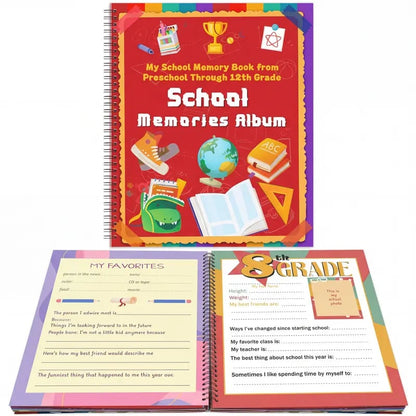 🎓 My School Years Memory Book – Preserve Every Precious Moment From Preschool To Graduation