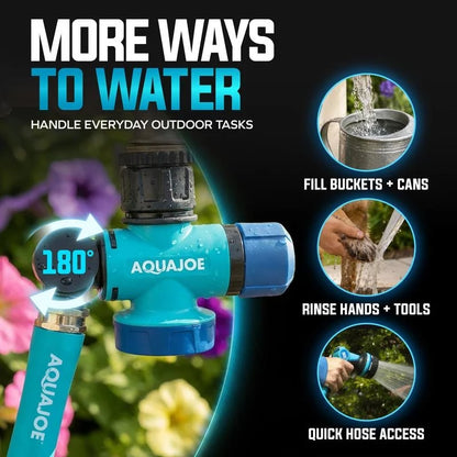 360° Rotating Garden Hose Tap Connector