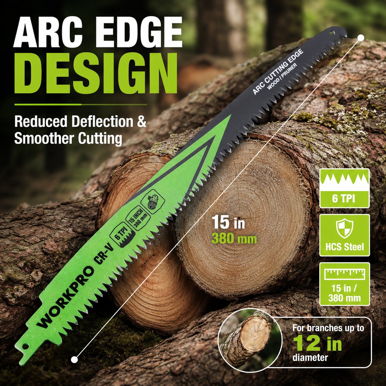 🔥HOT SALE🔥380 mm Wood Pruning Saw Blade Set 🪚