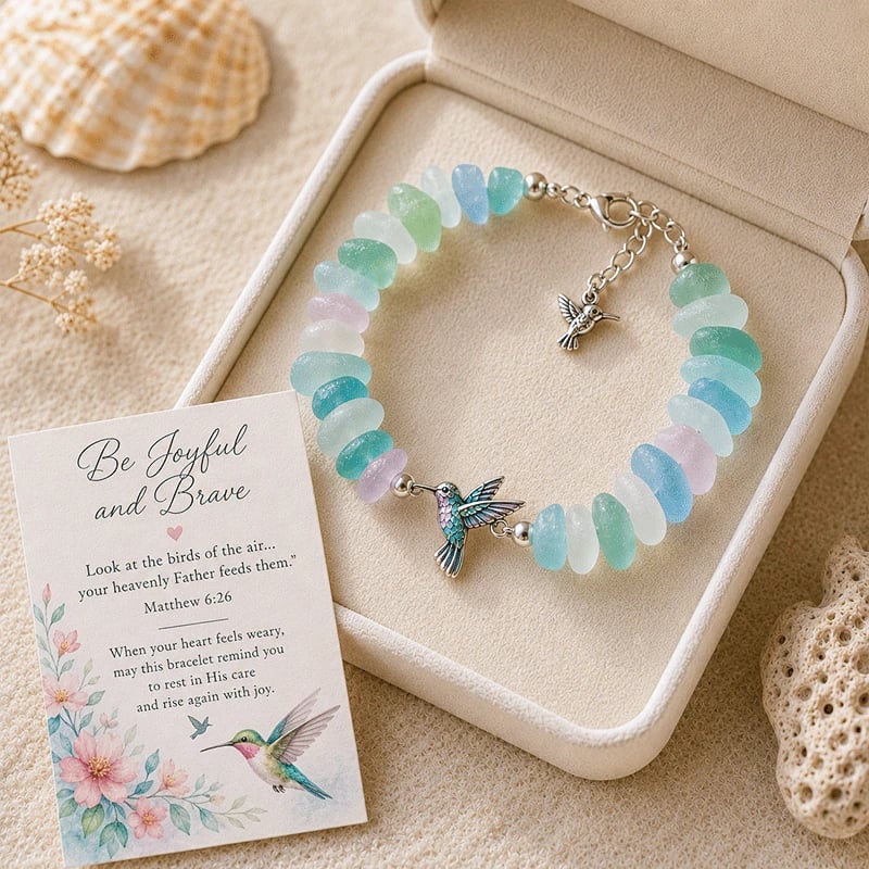 🔥HOT SALE 49% OFF🌊Sea Glass Blessing Bracelet