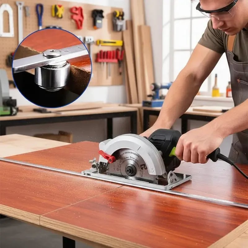 📏 Straight-Edge Double Axis 60cm Positioning Calipers – Precision Woodworking Measuring & Cutting Tool