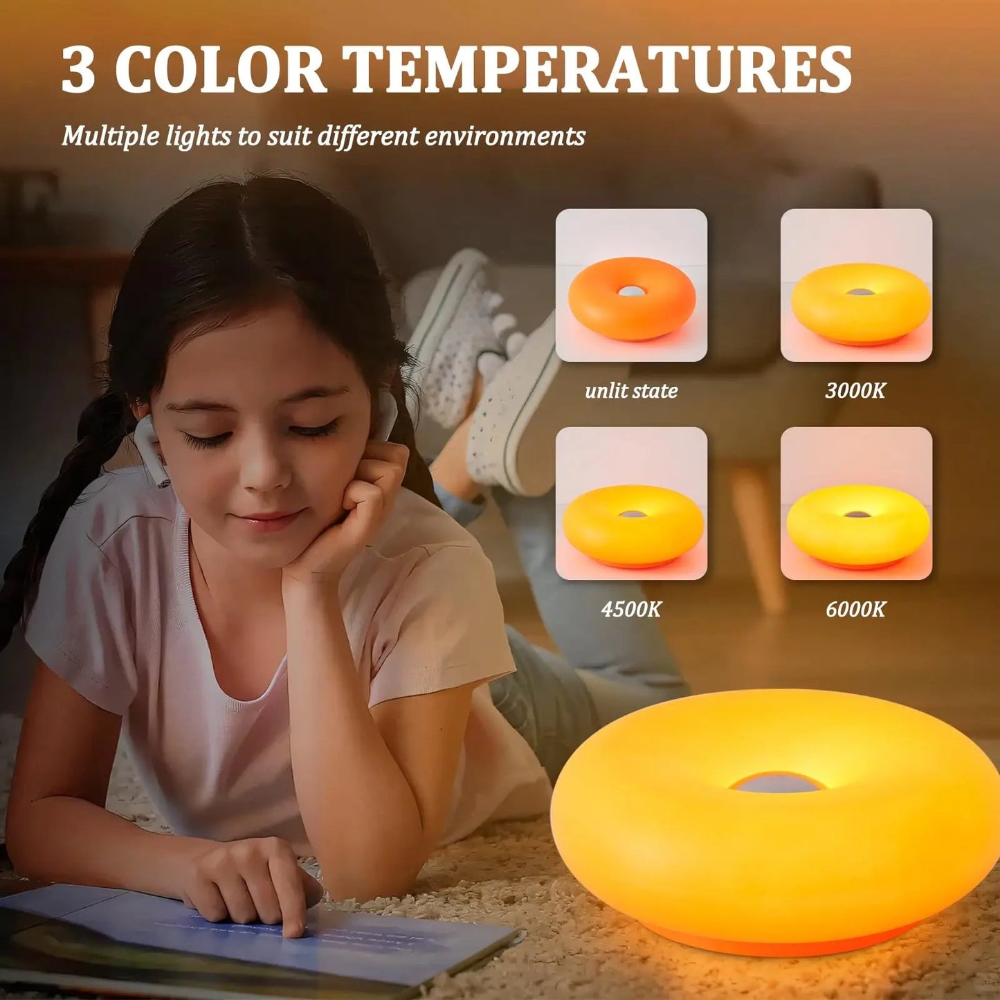 Doughnut LED Night Lamp