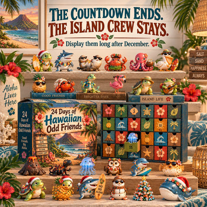 🌺 Hawaiian Odd Friends Advent Calendar – 24 Island Figures