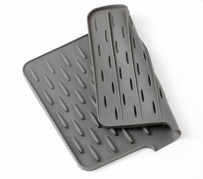 🔥HOT SALE🔥Non-Spill Silicone Worktop Saver – Heat-Resistant & Non-Slip Mat for Drip-Free Drying