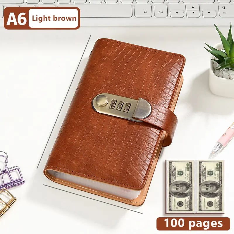 🔥 Last Day 50% OFF– Lockable A6 Savings Notebook with 3-Digit Combination Lock 💰