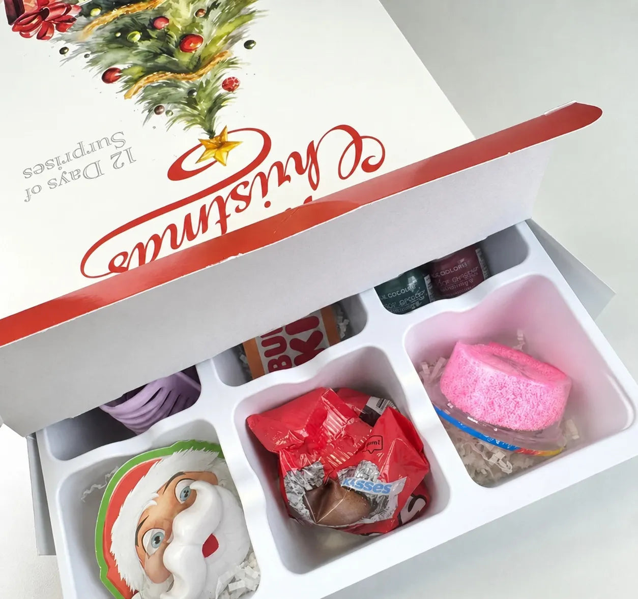 🎄🎁 12 Days of Christmas Surprises Gift Box – Fill It Yourself for Someone Special