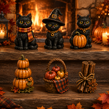 Autumn Witch Cottage Advent Calendar 2026 – 24 Cozy Witchy Miniatures, Black Cat Collectibles & Magical Fall Cottage Surprises
