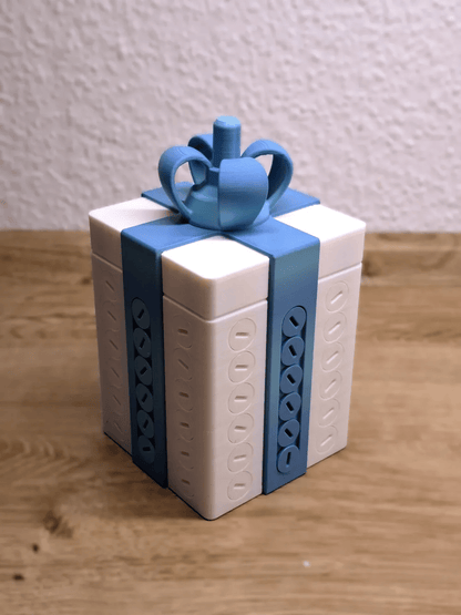 😂 3D Printed Annoying Screw Gift Box | Puzzle-Style Prank Box with Hidden Gift Compartment for Birthdays, Christmas & White Elephant Gifts 🎁