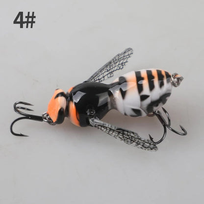 49% OFF – 🐝2PC Bionic Wasp Topwater Lure That Triggers Explosive Strikes