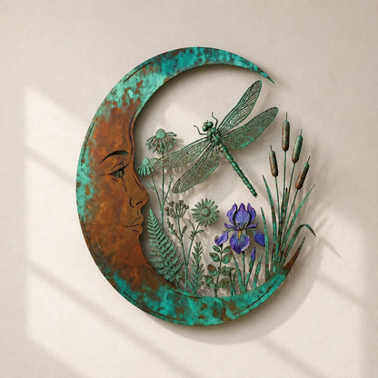 🌜Dragonfly Moon Wall Decor