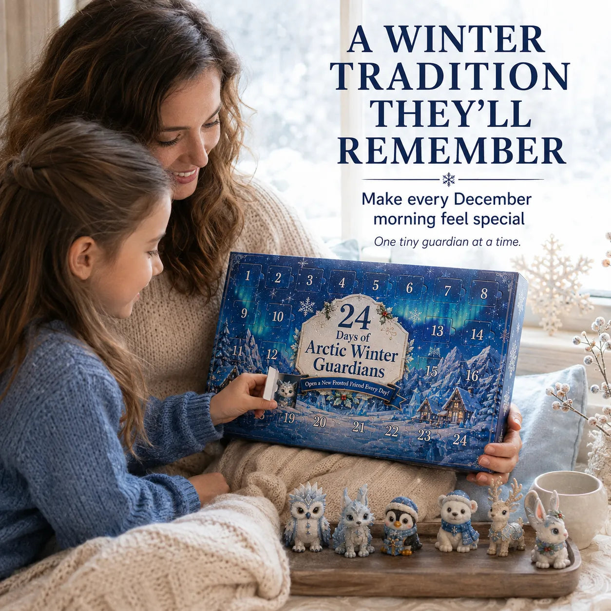 ⏳ Last Day 49% OFF – ✨ 24-Day Fantasy Guardian Advent Calendar Collection | 24 Unique Mini Collectible Characters with 4 Magical Themes for Daily Surprises & Display 🌲🌊