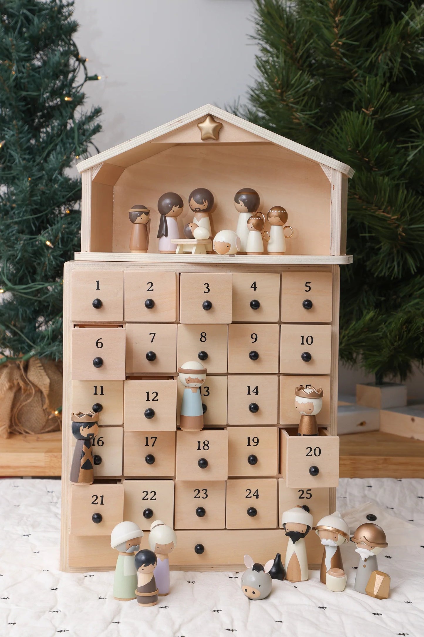 🔥[Official Licensed] ✝Nativity Advent Calendar 2026 – Christmas Countdown with Nativity Figures