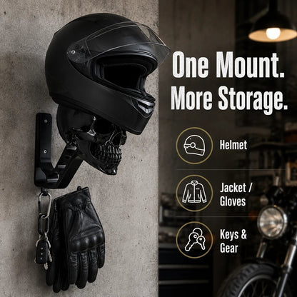 Black Knight Skull Helmet Stand 🔥 BUY 2 FREE SHIPPING