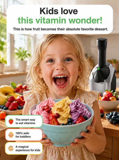 Fully automatic ice cream machine, homemade ice cream at the touch of a button – guaranteed without errors