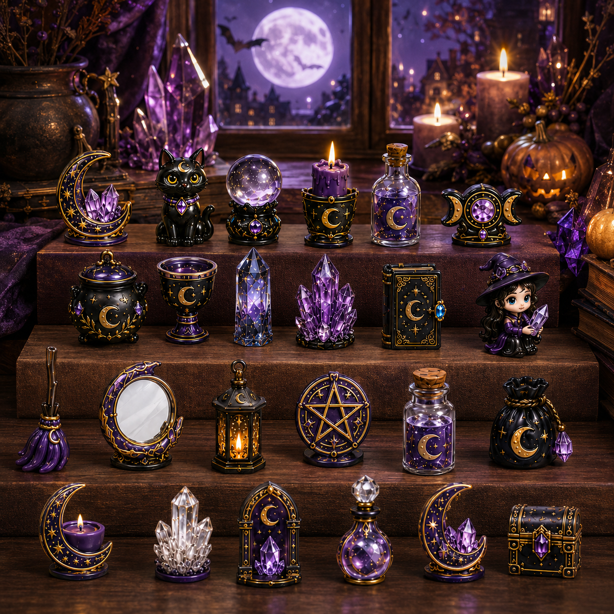 Crystal Witch Advent Calendar 2026 – 24 Magical Miniature Surprises