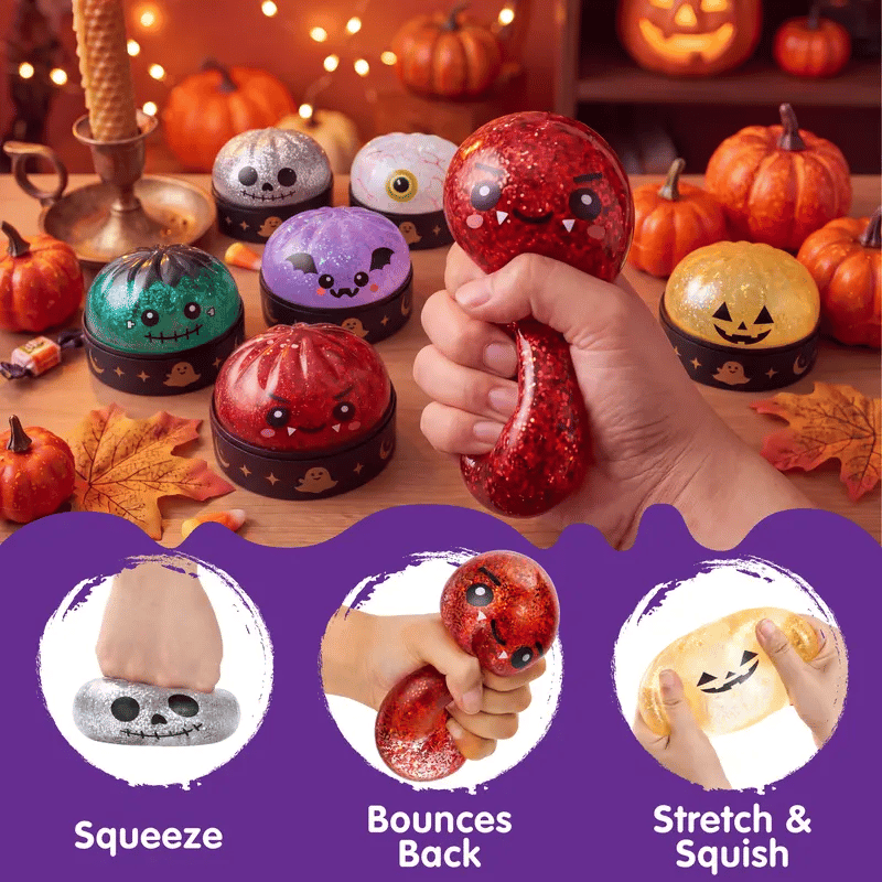 🎃 Halloween Dumpling Stress Toys – Squishy, Spooky & Super Fun!