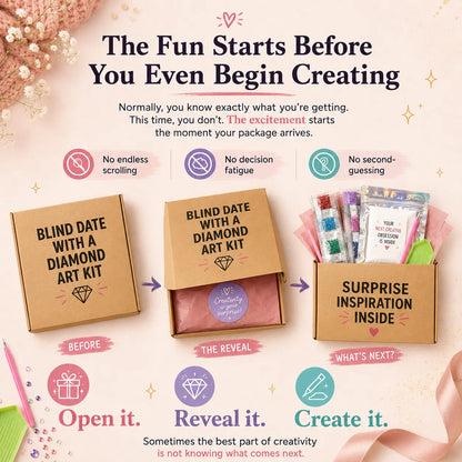 🔥LAST DAY 50% OFF - 💎 Blind Date With A Diamond Art Kit – A Creative Mystery Waiting To Be Revealed
