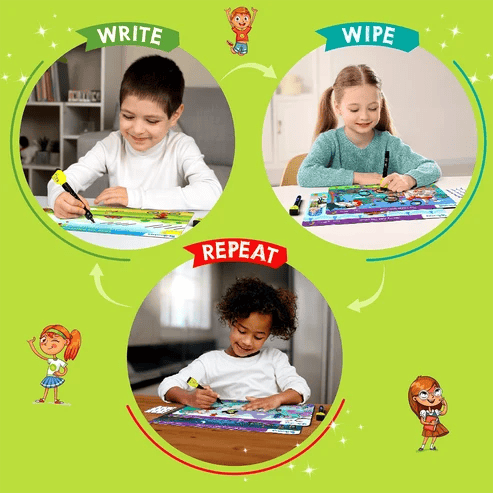 ✏️I Can Write – Reusable Preschool Learning Activities🌟(Ages 3-6)