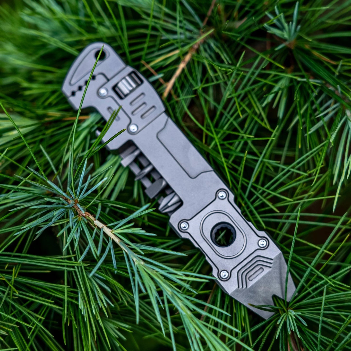 TC4 Titanium 6‑IN‑1 EDC Multi‑Tool Pry Bar Wrench