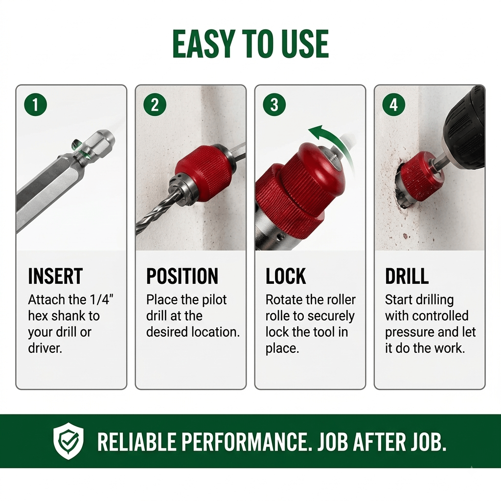 Hole Opener Quick-release Connecting Rod