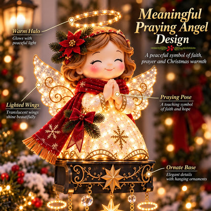 Christmas Angel Porch Railing Lights