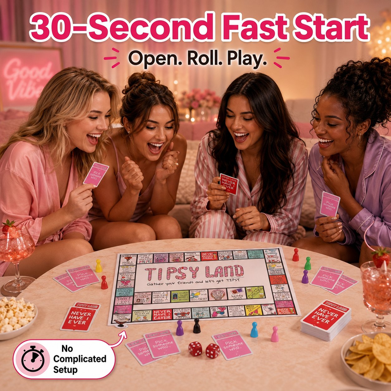 🎉🔥Tipsy Land Adult Drinking Board Game